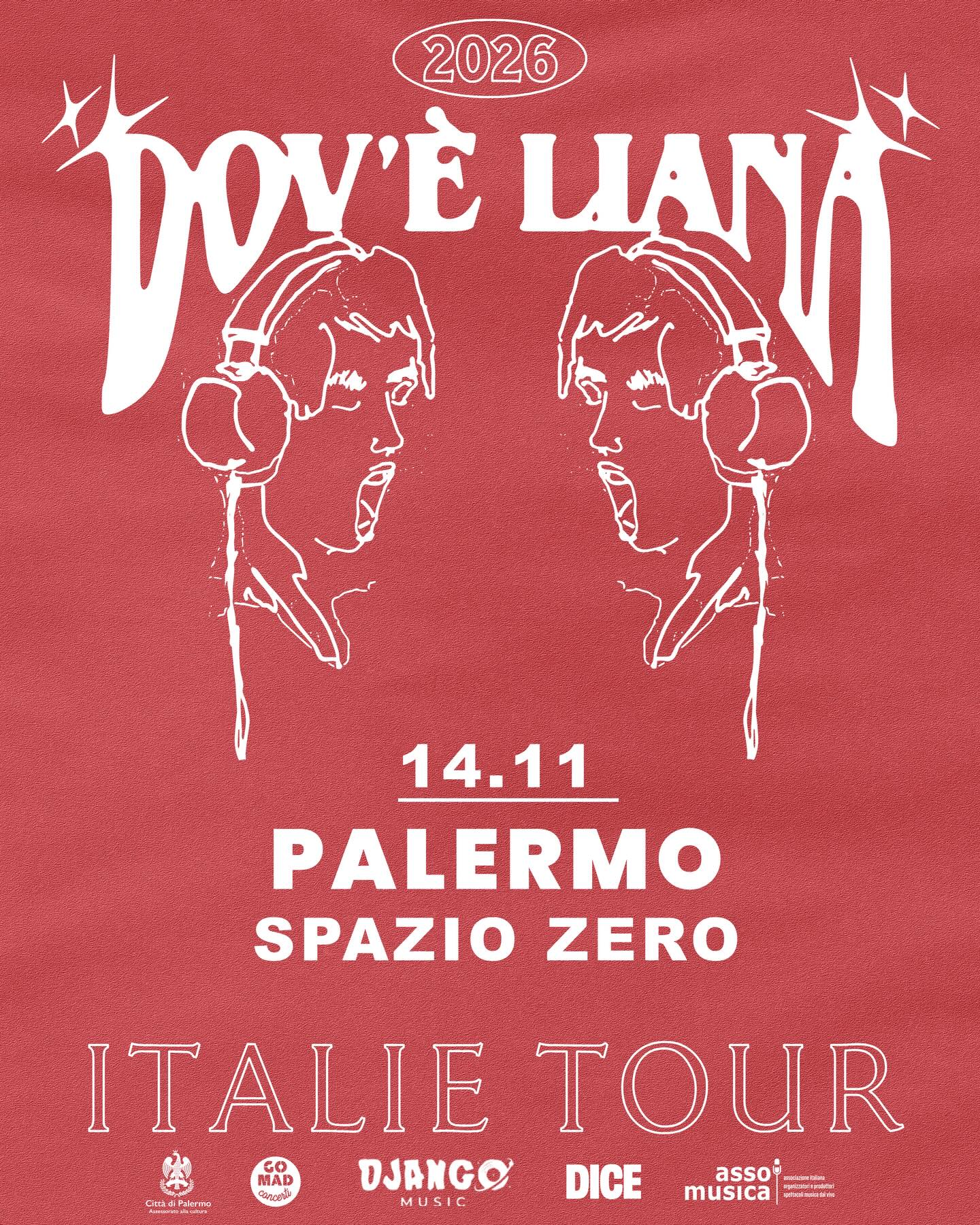 Dov’è Liana — Italie Tour 2026