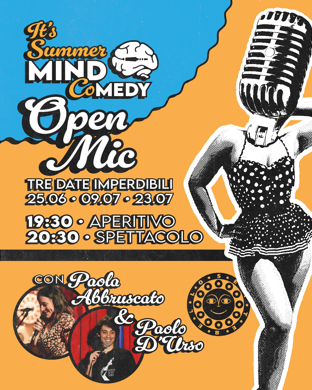 IT'S SUMMER MIND COMEDY con @settebellocomedy — teatro — MIND HOUSE