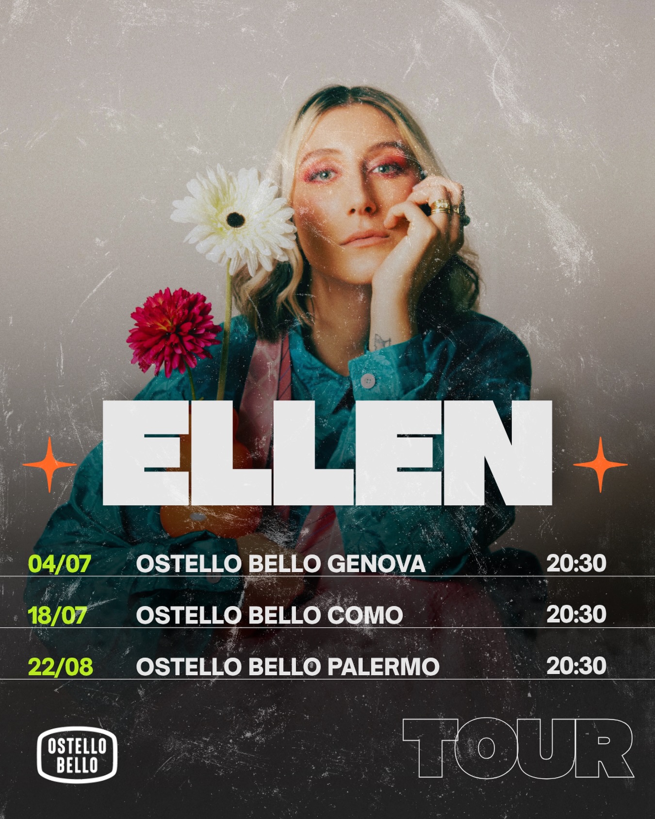 ELLEN TOUR — musica — Ostello Bello Palermo