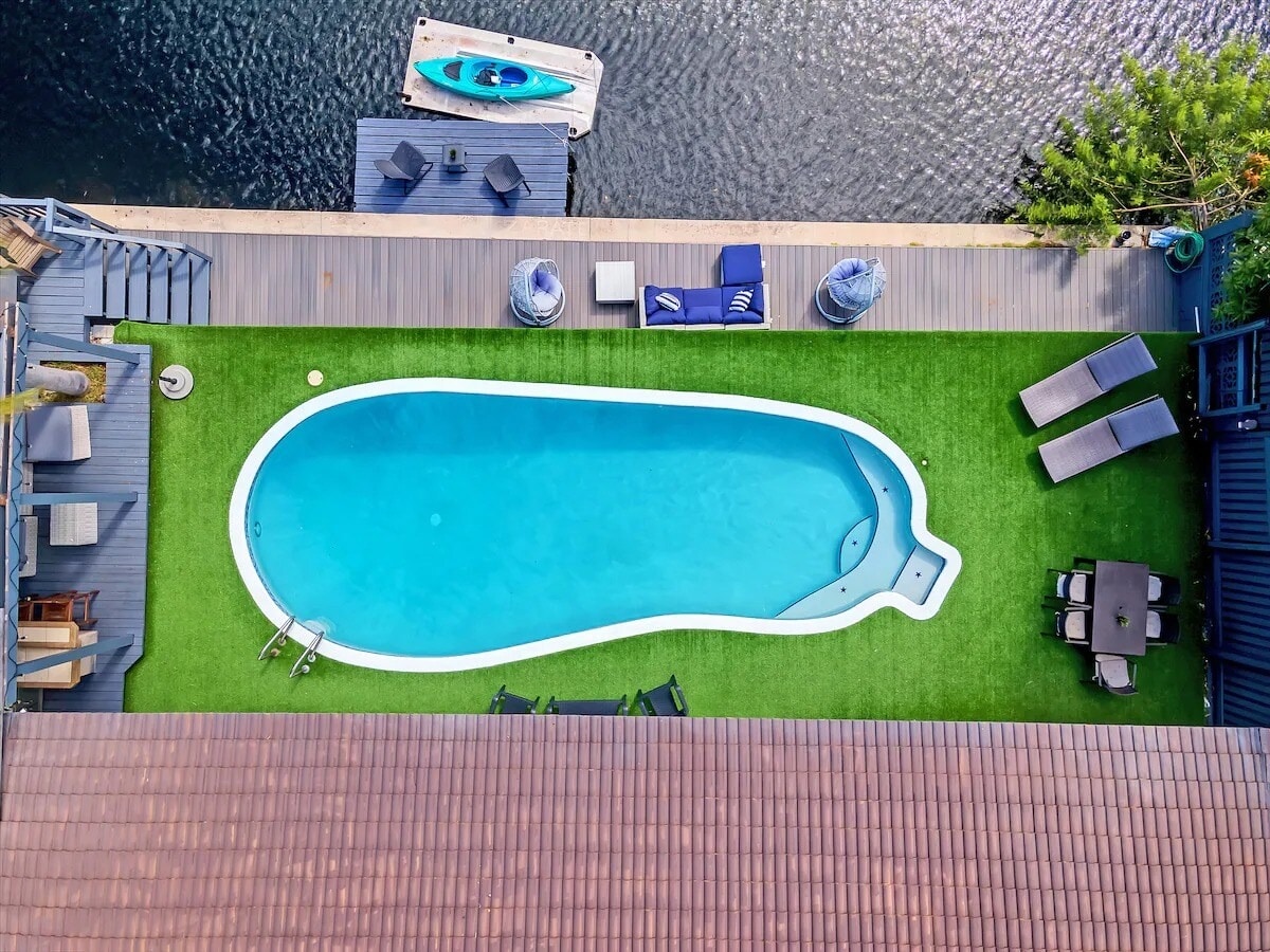 Waterfront villa | near beach | pool