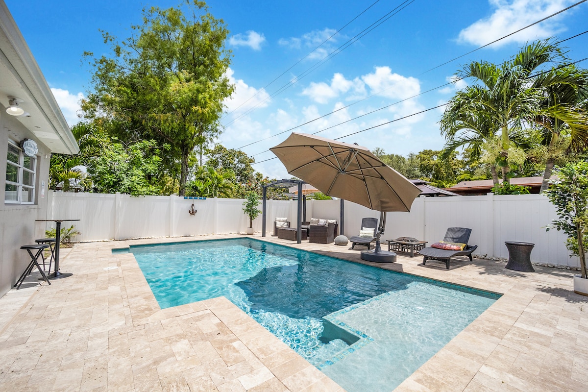 Casa boho | pool | ping pong | beach 15 min