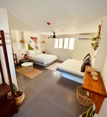 Happiness Hostel Private Triple Room
