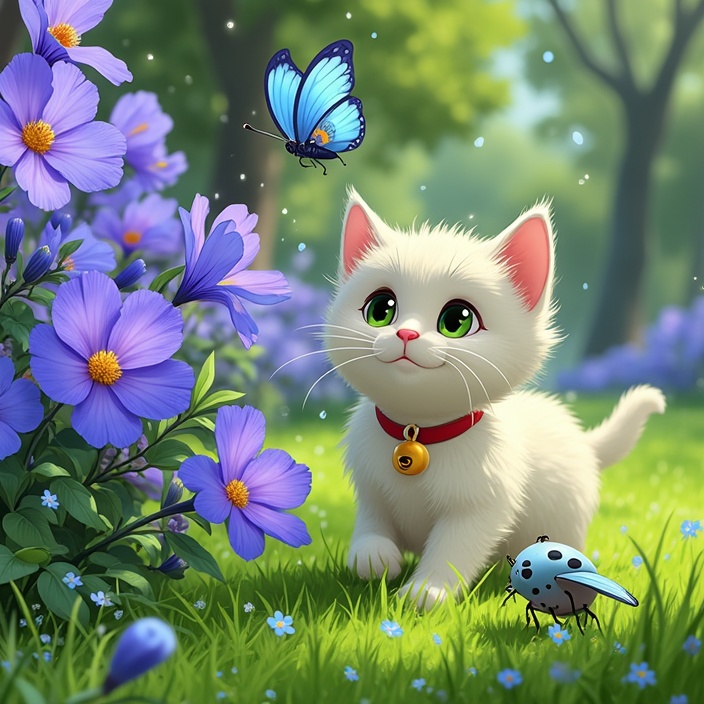 Little Cat TaoTao's Adventure in the Colorful Park