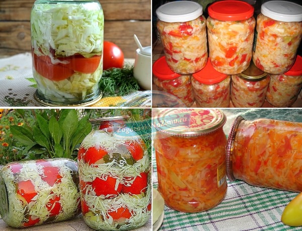Капуста с помидорами на зиму: золотые рецепты с фото