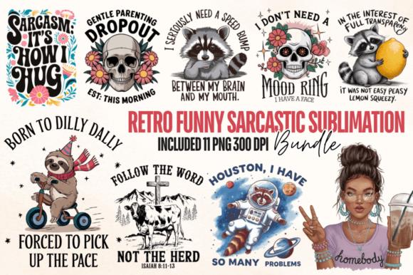 Funny sarcastic sublimation designs collage
