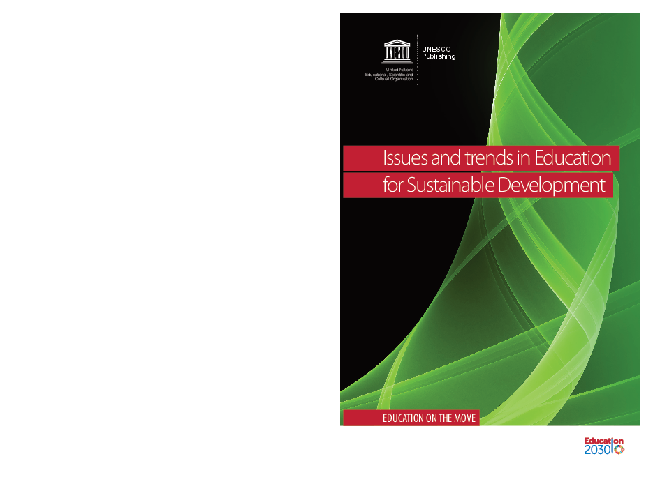 Issues and trends in Education for Sustainable Development