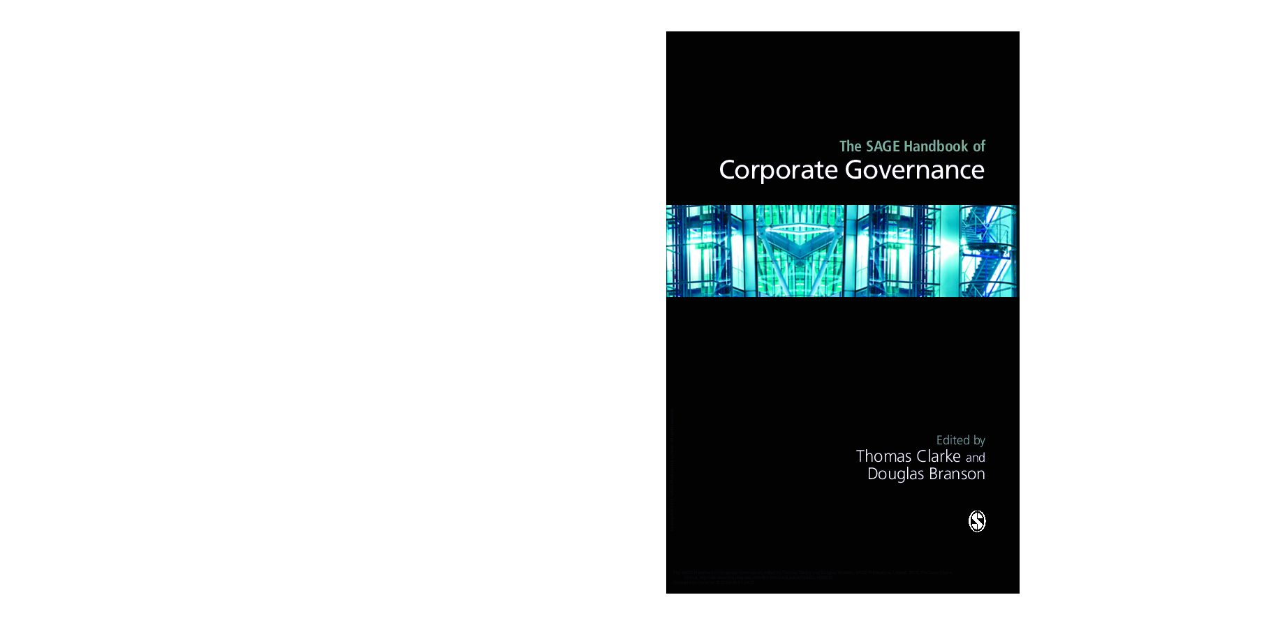 The SAGE handbook of corporate governance