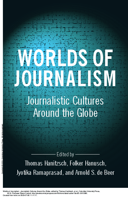 Worlds of journalism Journalistic cultures around the Globe