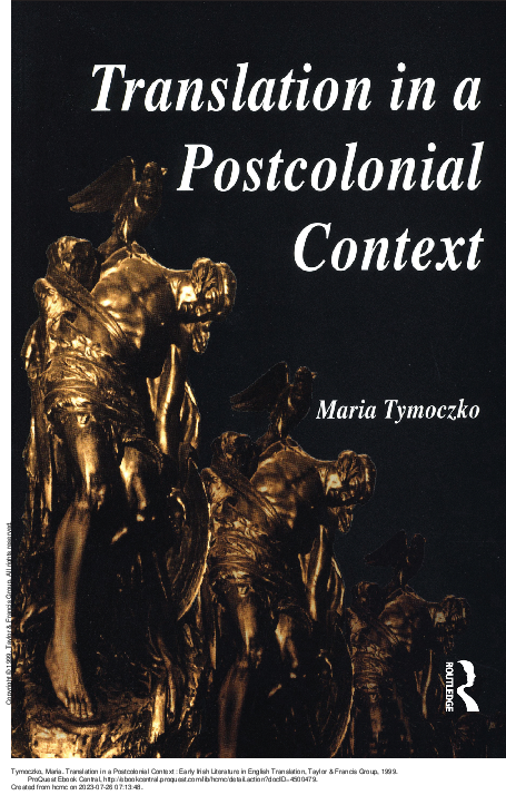 Translation in a postcolonial context early Irish literature in English translation