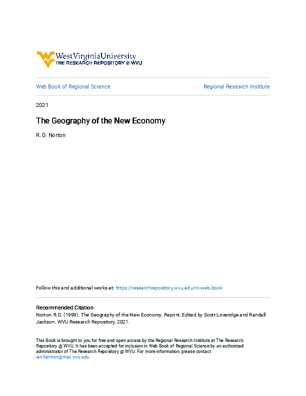 The Geography of the New Economy