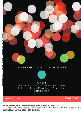 Golosaa Basic Course in Russian