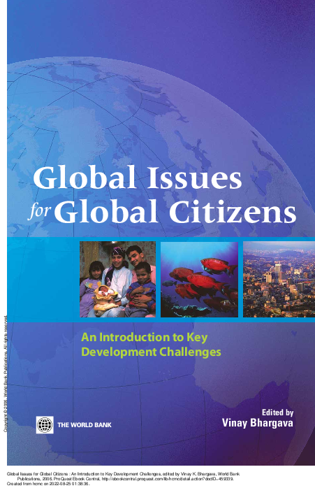 Global issues for global citizens an introduction to key development challenges