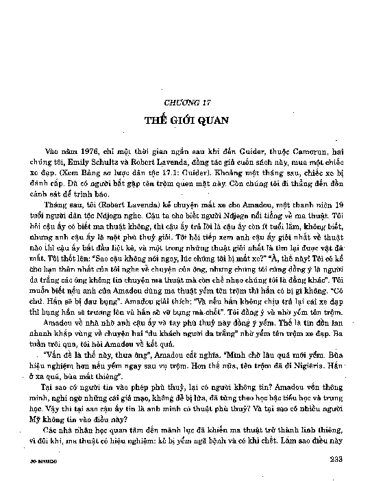 Chương 17 Thế giới quan