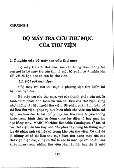 Chương V Bộ máy tra cứu thư mục của thư viện