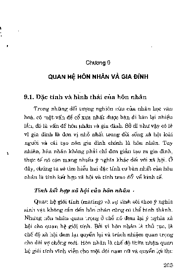Chương 9 Quan hệ hôn nhân và gia đình
