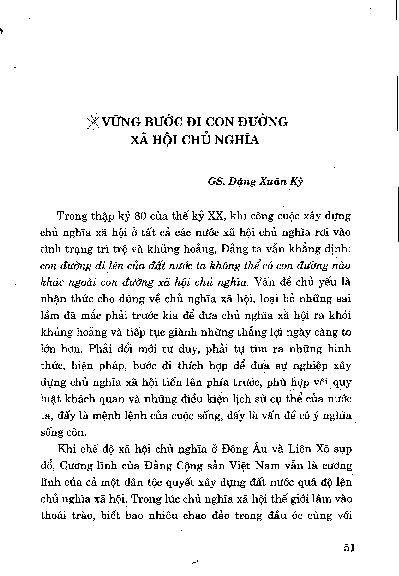 Vững bước đi con đường xã hội chủ nghĩa