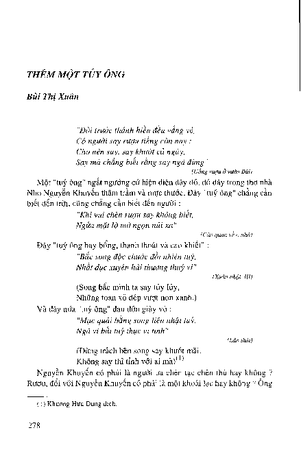 Thêm một tuý ông