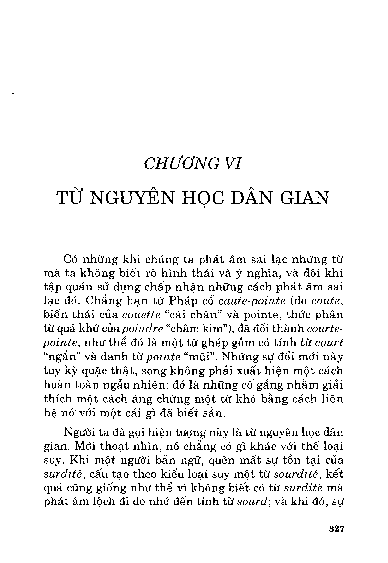 Chương VI Từ nguyên học dân gian