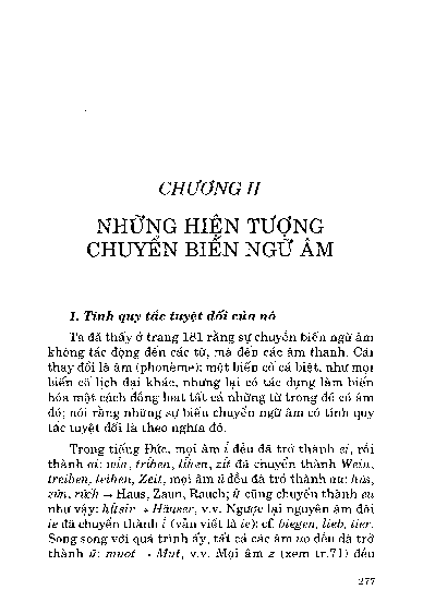Chương II Những hiện tượng chuyển biến ngữ âm