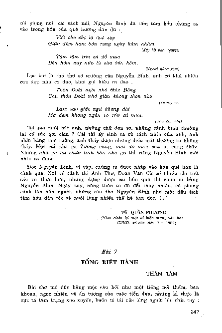 Bài 7 Tống biệt hành