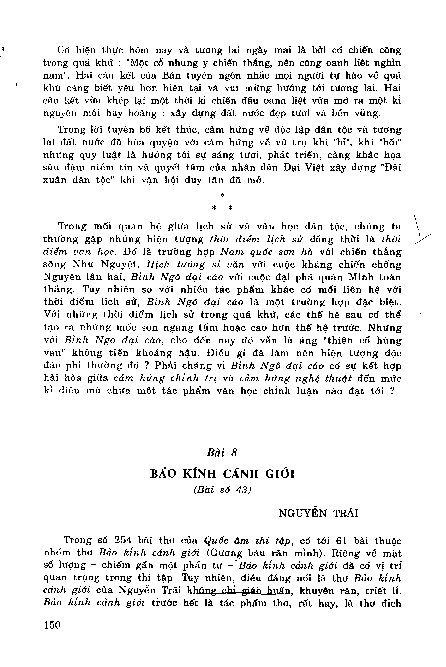Bài 8 Bảo kính cảnh giới