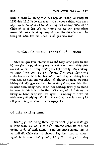 Văn hóa phương Tây thời cách mạng
