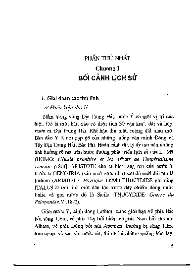 Chương I Bối cảnh lịch sử