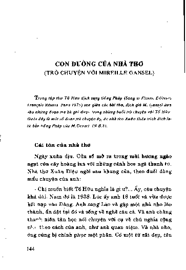 Con đường của nhà thơ ( 1975 )