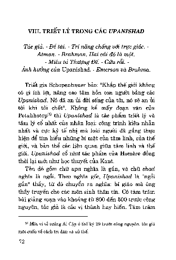 Triết lý trong các Upanishad
