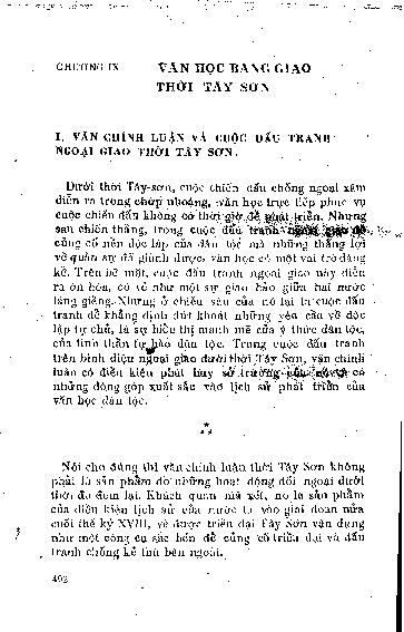 Chương IX Văn học bang giao thời Tây Sơn