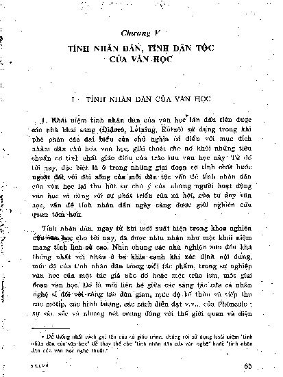 Chương V Tính nhân dân, tính dân tộc của văn học
