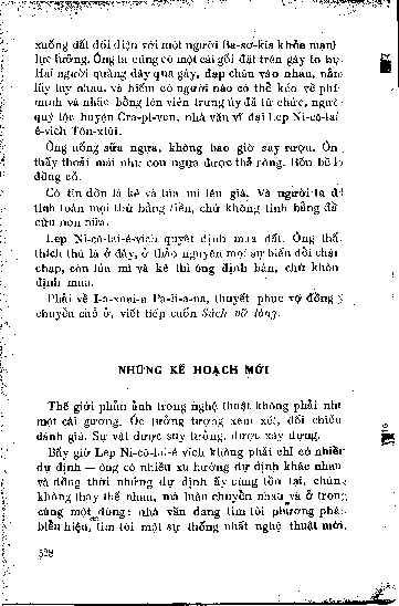 Những kế hoạch mới