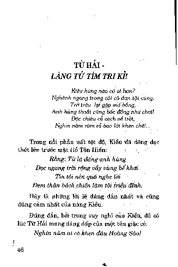 Từ Hải - Lãng tử tìm tri kỉ !