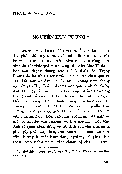 Nguyễn Huy Tưởng