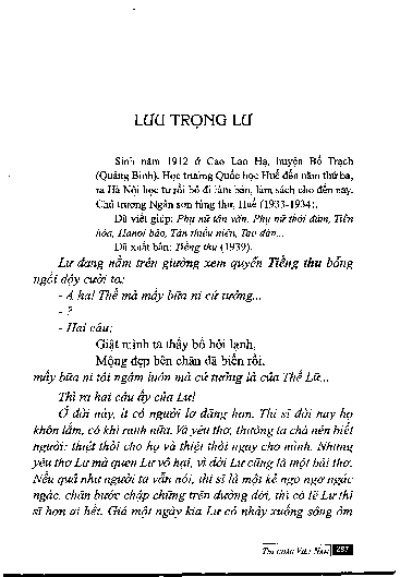Lưu Trọng Lư