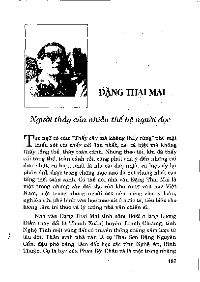Đặng Thai Mai người thầy của nhiều thế hệ người đọc