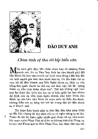 Đào Duy Anh chim tinh vệ tha đá lấp biển văn