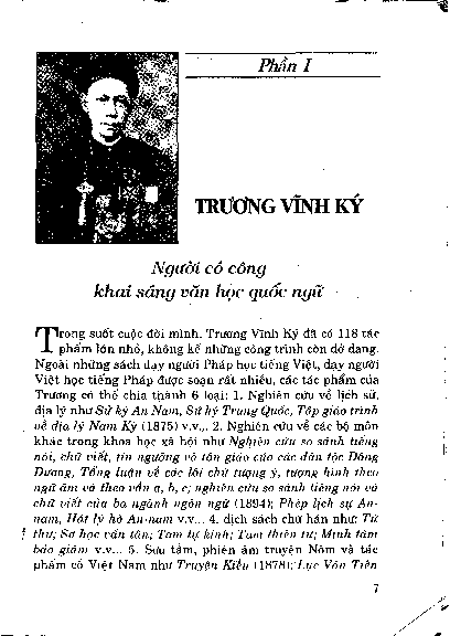 Trương Vĩnh Ký người có công khai sáng văn học quốc ngữ