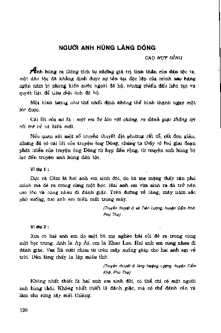 Người anh hùng làng Dóng