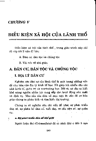 Dân cư, dân tộc và chủng tộc