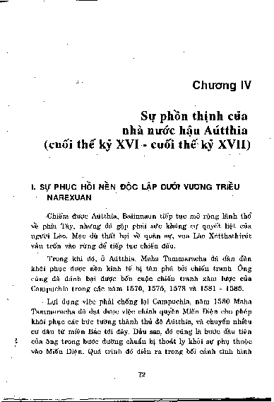 Chương IV Sự phồn thịnh của nhà nước hậ u Aútthia ( cuối thế kỷ XVI - cuối thế kỷ XVII )