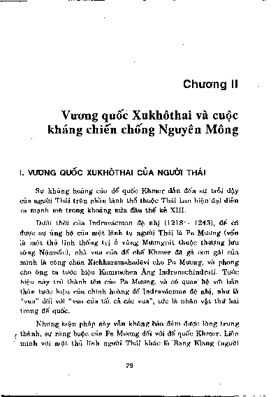 Chương II Vương quốc Xukhôthai và cuộc kháng chiến chống Nguyên Mông