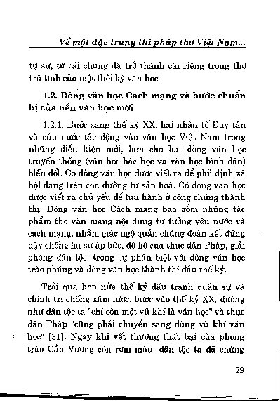 Dòng văn học Cách mạng và bước chuẩn bị của nền văn học mới