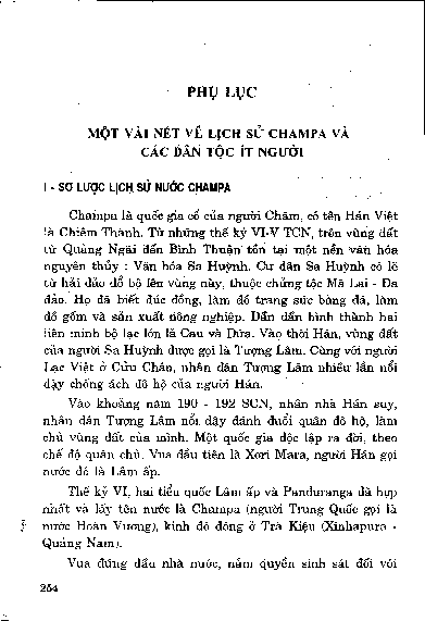 Sơ lược lịch sử nước Champa