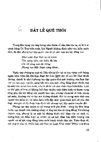 Đất lề quê thói