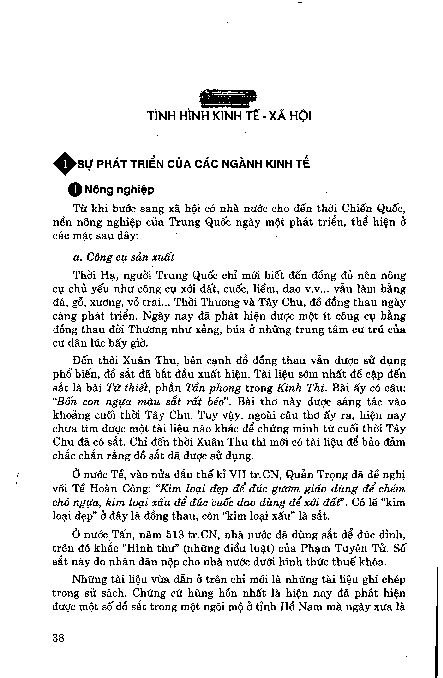 Chương III Tình hình kinh tế - xã hội