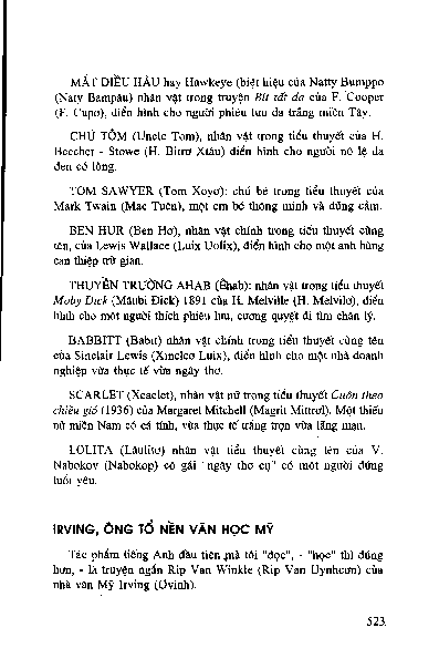 Irving, ông tổ nền văn học Mỹ