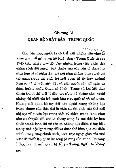 Quan hệ Nhậ t - Trung trong thời kỳ Chiến tranh lạnh