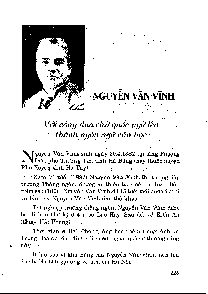 Nguyễn Văn Vĩnh với công đưa chữ quốc ngữ lên thành ngôn ngữ văn học