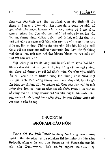 Chương 16 Đrôpađi cầu hôn